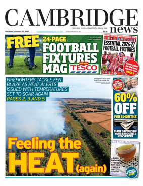 Cover of Cambridge News