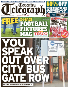 Cover of Coventry Telegraph
