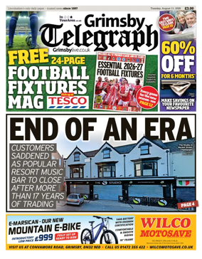 Cover of Grimsby Telegraph