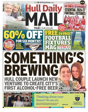 Cover of Hull Daily Mail