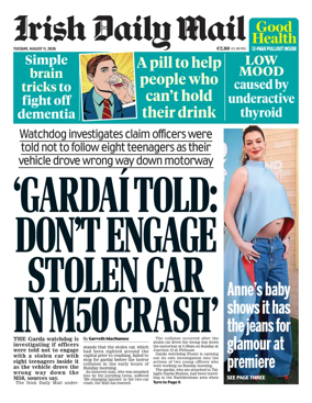Cover of Irish Daily Mail