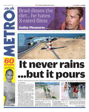 Cover of Metro (UK)