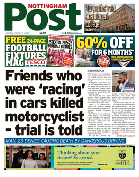 Cover of Nottingham Post