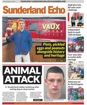 Cover of Sunderland Echo