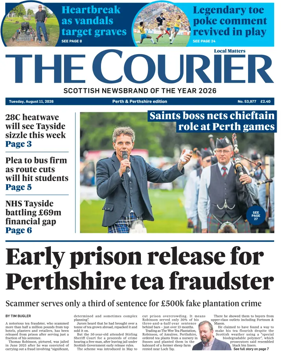 Cover of The Courier & Advertiser (Perth and Perthshire Edition)