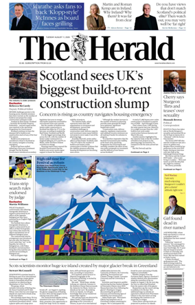 Cover of The Herald (Scotland)
