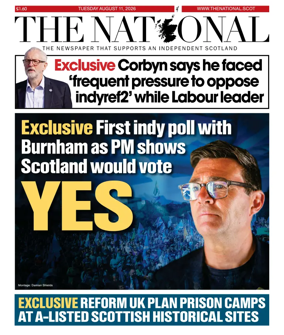 Cover of The National (Scotland)