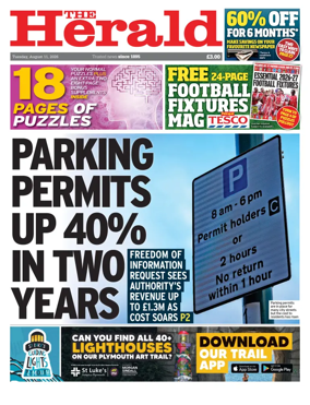 Cover of The Plymouth Herald