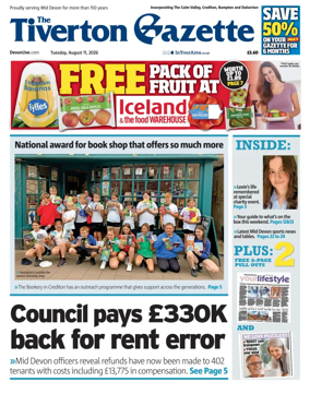 Cover of The Tiverton Gazette