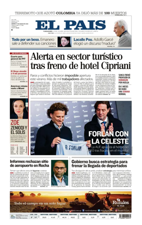 Cover of El Pais (Uruguay)