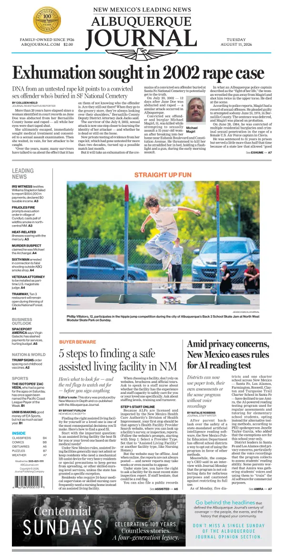 Cover of Albuquerque Journal