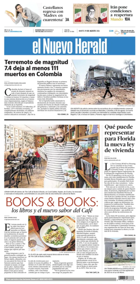 Cover of El Nuevo Herald