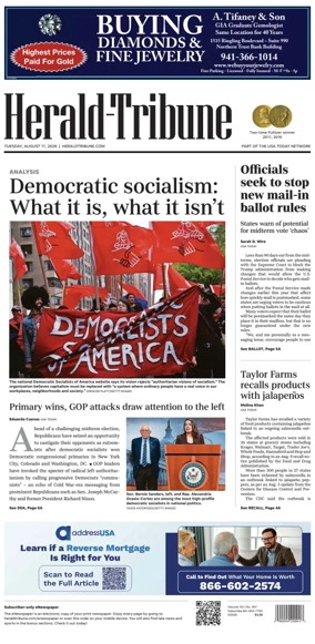 Cover of Herald-Tribune