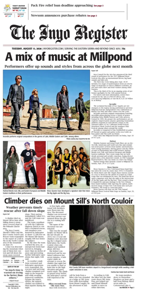 Cover of Inyo Register