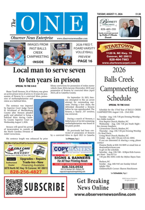 Cover of Observer News Enterprise