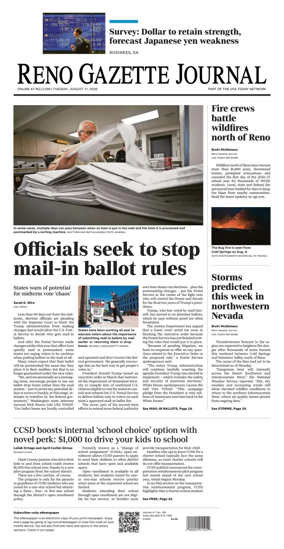 Cover of Reno Gazette Journal