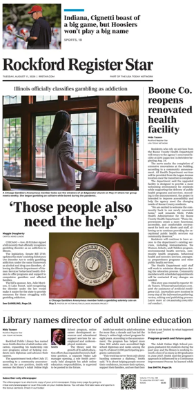 Cover of Rockford Register Star