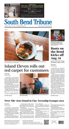 Cover of South Bend Tribune