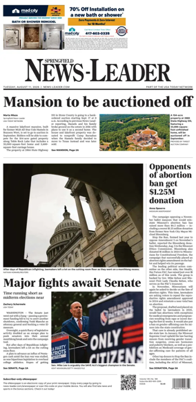 Cover of Springfield News-Leader