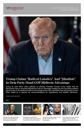 Cover of Tampa Free Press