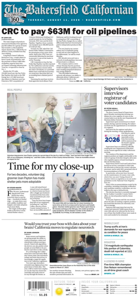 Cover of The Bakersfield Californian