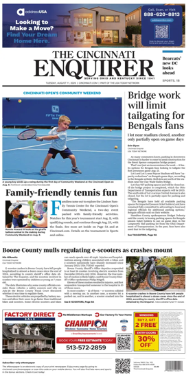 Cover of The Cincinnati Enquirer