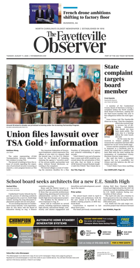 Cover of The Fayetteville Observer