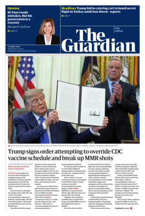 Cover of The Guardian (USA)