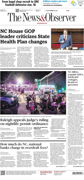 Cover of The News & Observer