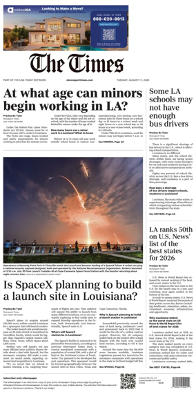 Cover of The Times (Shreveport)