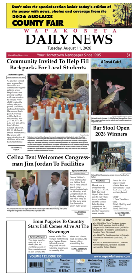 Cover of Wapakoneta Daily News