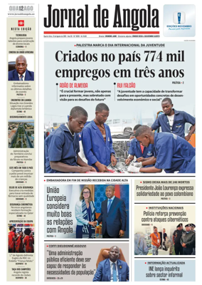 Cover of Jornal de Angola