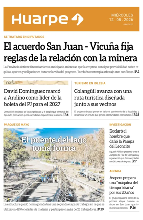 Cover of Diario Huarpe