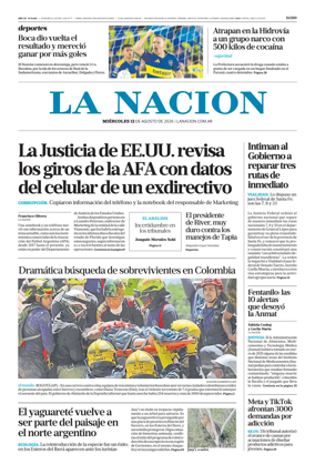 Cover of La Nacion