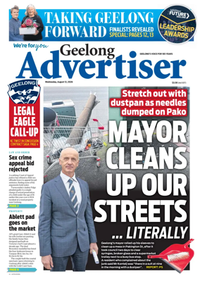 Cover of Geelong Advertiser