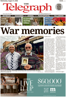 Cover of Seymour Telegraph