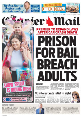 Cover of The Courier-Mail