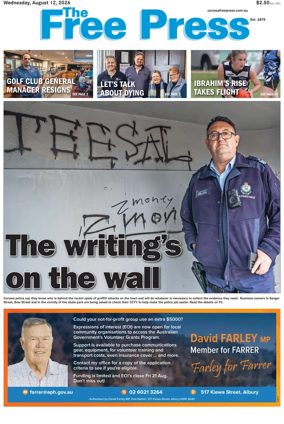 Cover of The Free Press (Corowa)
