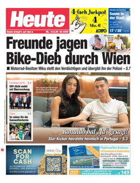 Cover of Heute - Wien Ausgabe