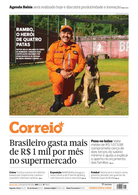 Cover of Correio da Bahia