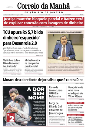 Cover of Jornal Correio da Manha