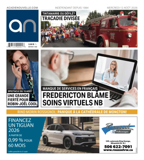 Cover of Acadie Nouvelle