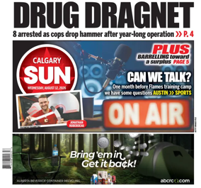 Cover of Calgary Sun