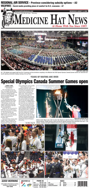 Cover of Medicine Hat News