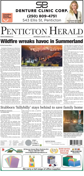 Cover of Penticton Herald