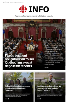Cover of Radio-Canada Info
