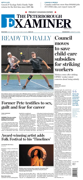 Cover of The Peterborough Examiner