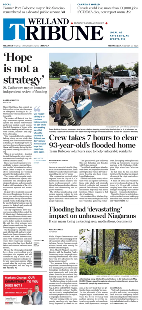 Cover of The Welland Tribune