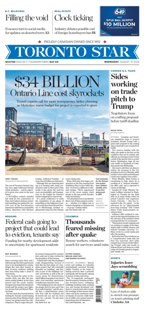 Cover of Toronto Star