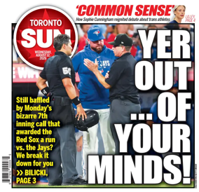 Cover of Toronto Sun
